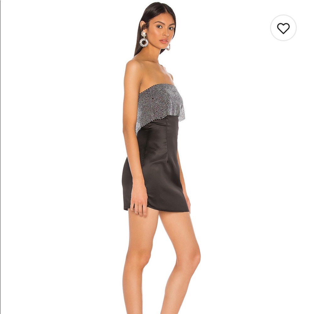 Revolve Superdown Ezra Rhinestone Strapless Dress - image 2